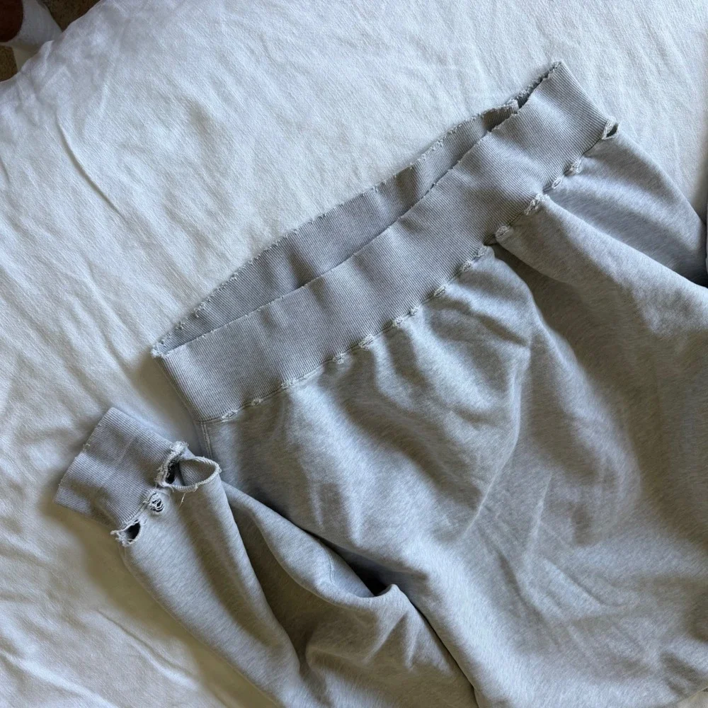 Polo Ralph Lauren 90's‎ Distressed Sweatshirt Heather Gray XL Mens Crewneck